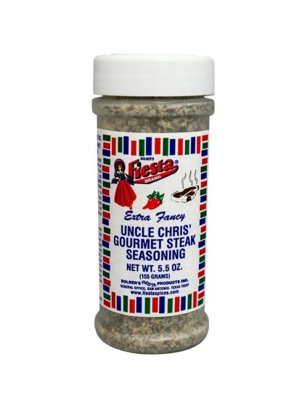 Bolners Fiesta Fiesta 5.5 Uncle Chris Gourmet Steak Seasoning
